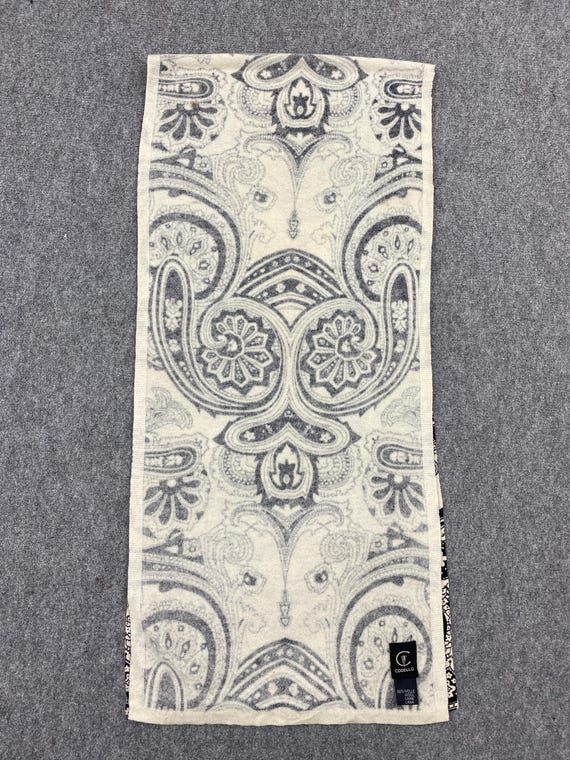 Vintage Codello Lambswool Scarf: Full Print Muffl… - image 2