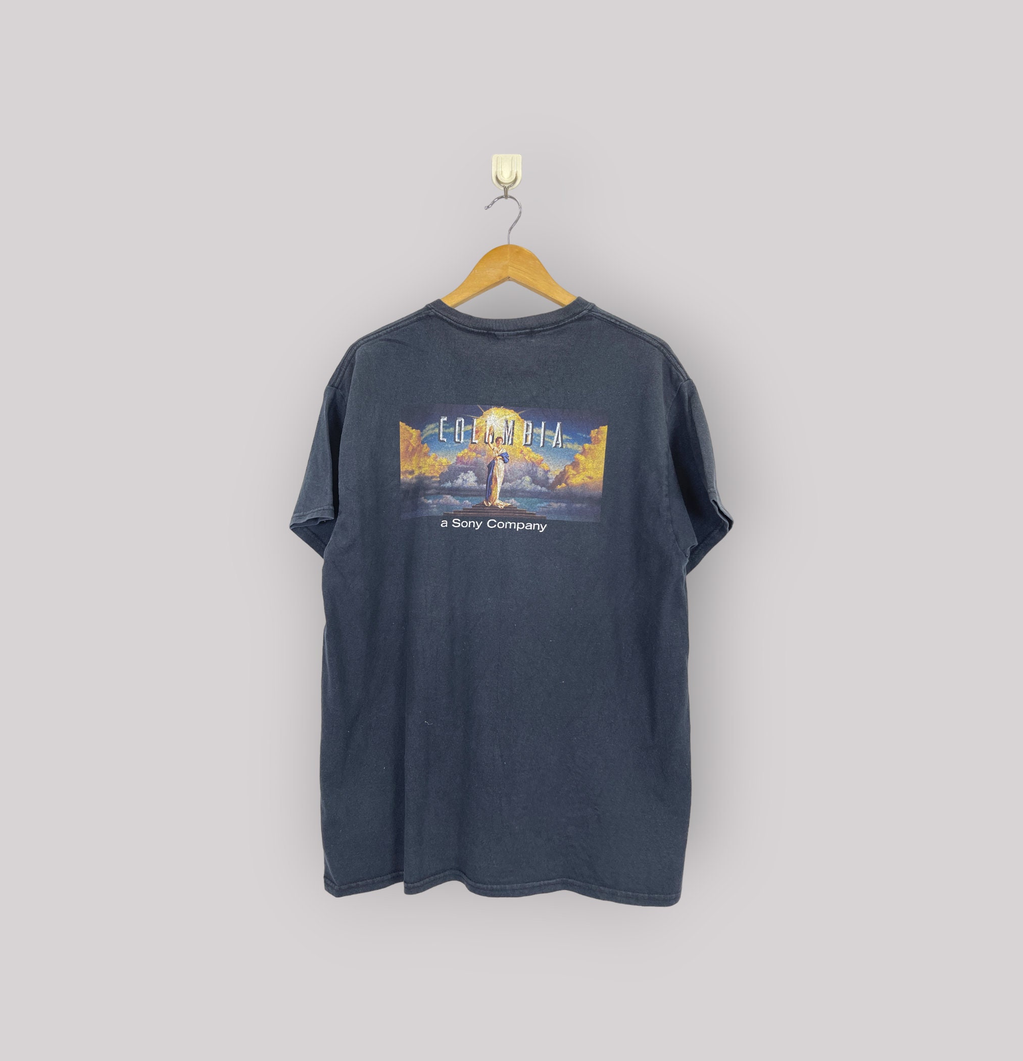 トップス 90s Columbia Pictures Promo Sweatshirt Vintage 90s Columbia Pictures Crewneck Sweatshirt Black Mens