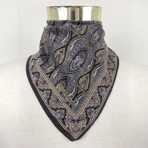 Vintage Yves Saint Laurent Handkerchief YSL Bandana Gift for Mom Accessories YSL Neckerchief Classic YSL Headband Neck Scarf Pocket Square