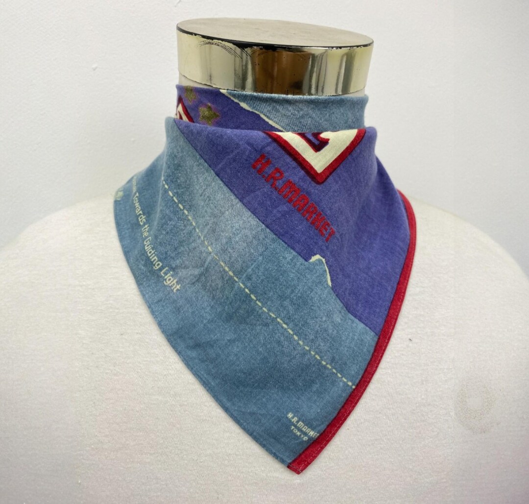 Bon Vieux オリジナル バンダナ柄ネッカチーフ　#ネイビー Bon Vieux オリジナル バンダナ柄ネッカチーフ #ネイビー Bon Vieux