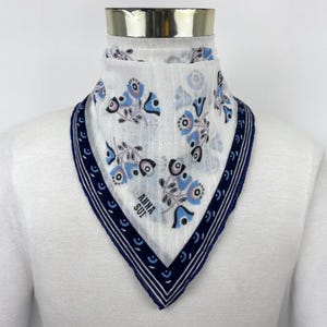 Vintage Anna Sui Handkerchief, Anna Sui Bandana, Anna Sui Pocket Square, Anna Sui Neck Scarf, Anna Sui Scarf, Anna Sui Neckerchief, Headband