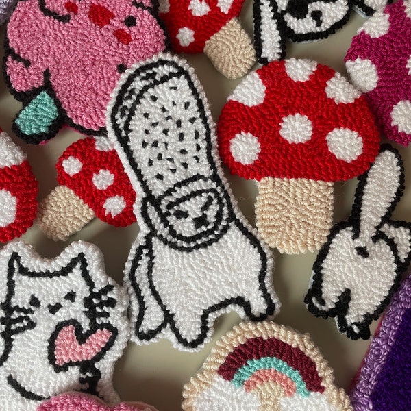 Punch Needle Pin Etsy