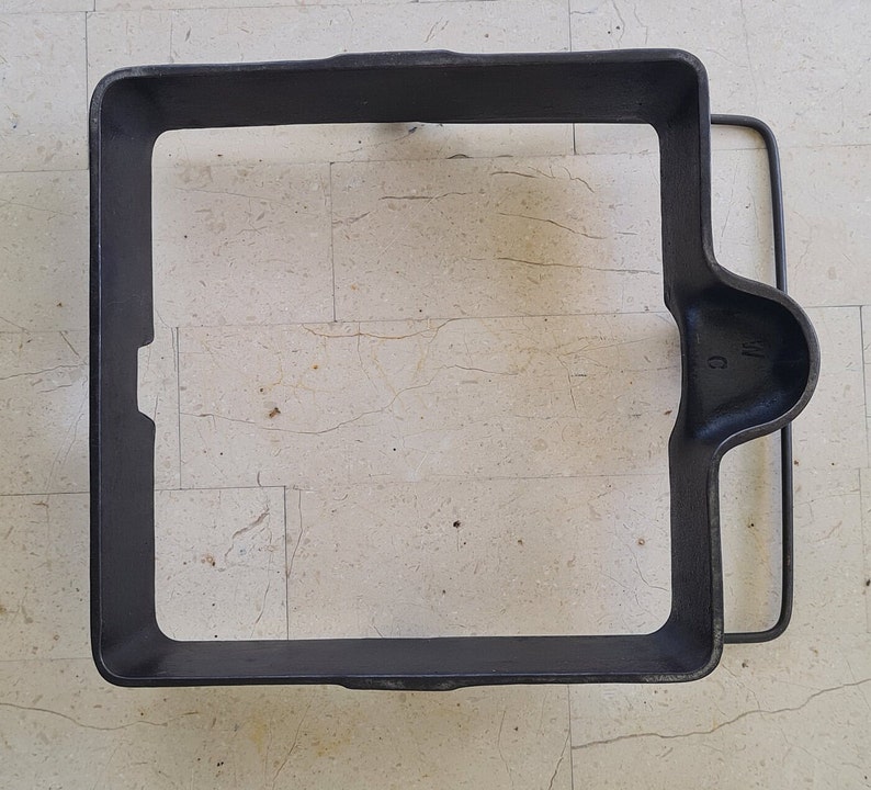 HTF Unmarked Cast Iron Sandwich Toaster Grilled Cheese Maker W/ Low Base Etsy