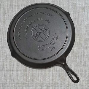 Rare! Griswold #665 Divided Breakfast Skillet