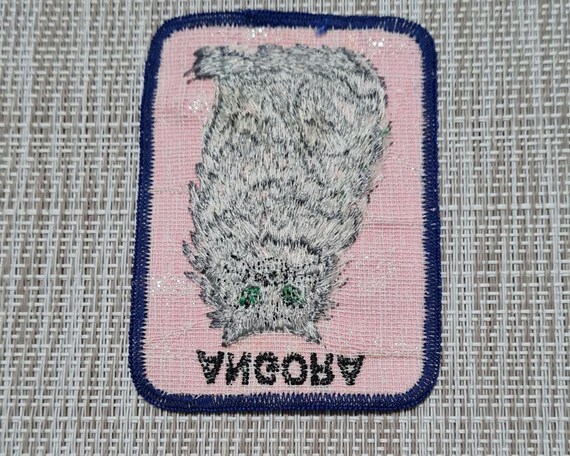 Vintage Angora Cat Patch - image 8