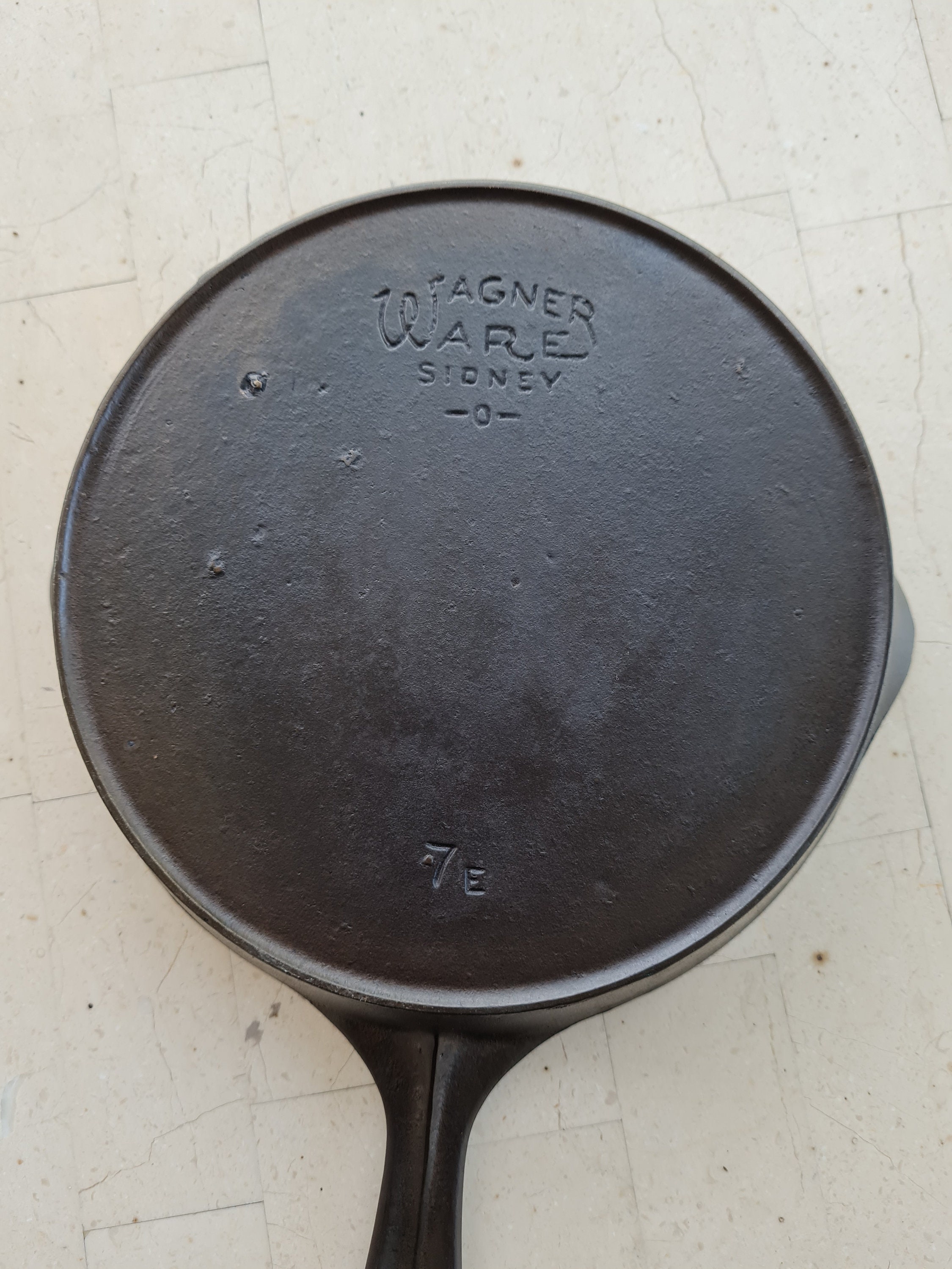 No. 4 Wagner Ware Cast Iron Skillet 1054 4 With Heat Ring 7 