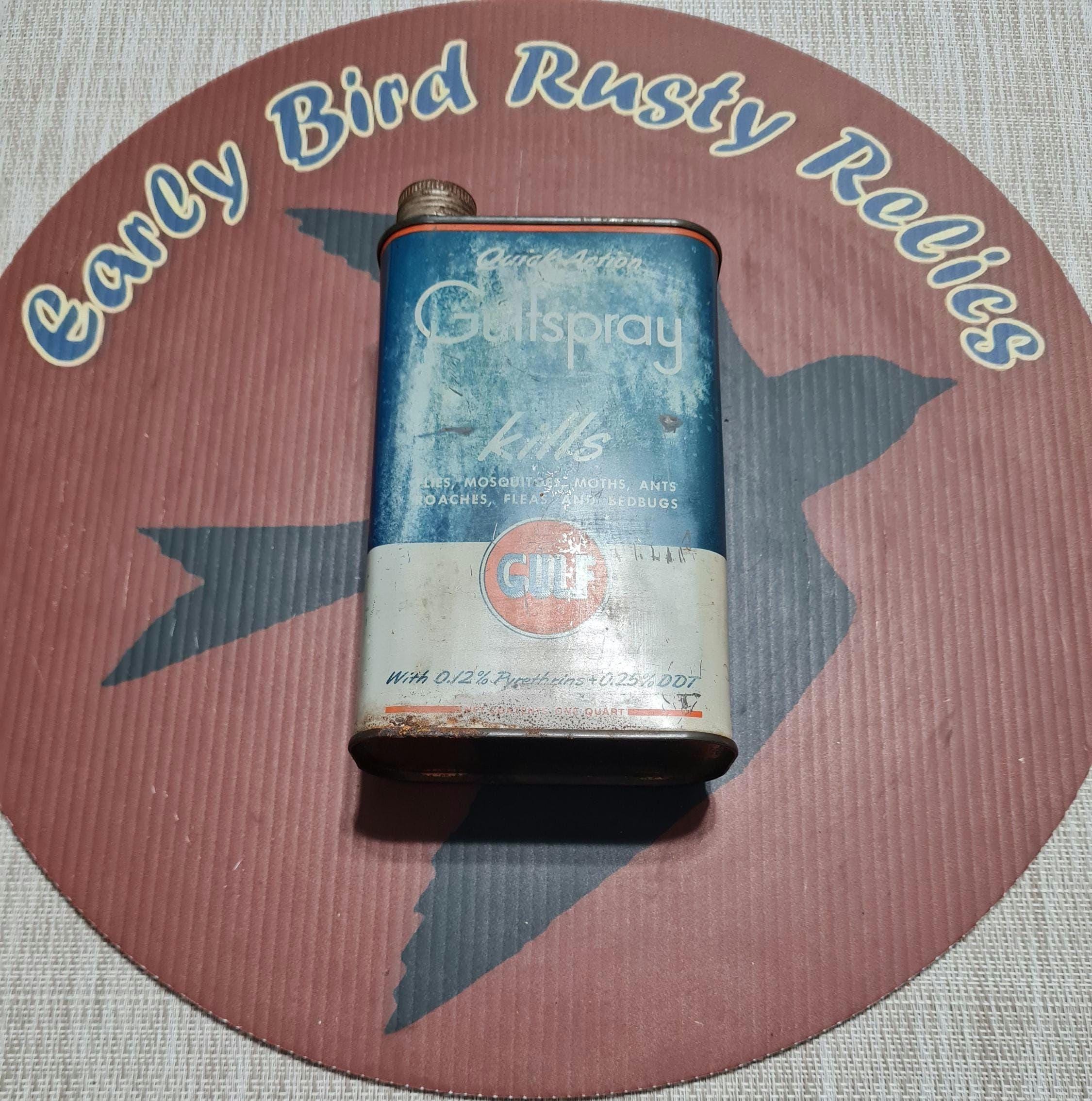 Vintage Gulf Oil Can - Etsy