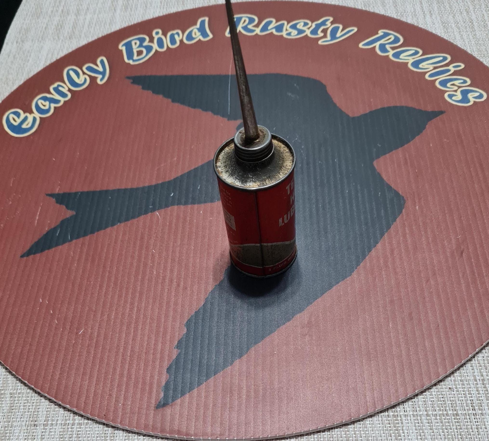 ヴィンテージ TEXACO LUBRICANT オイル缶 1950s Vintage 1950's Texaco