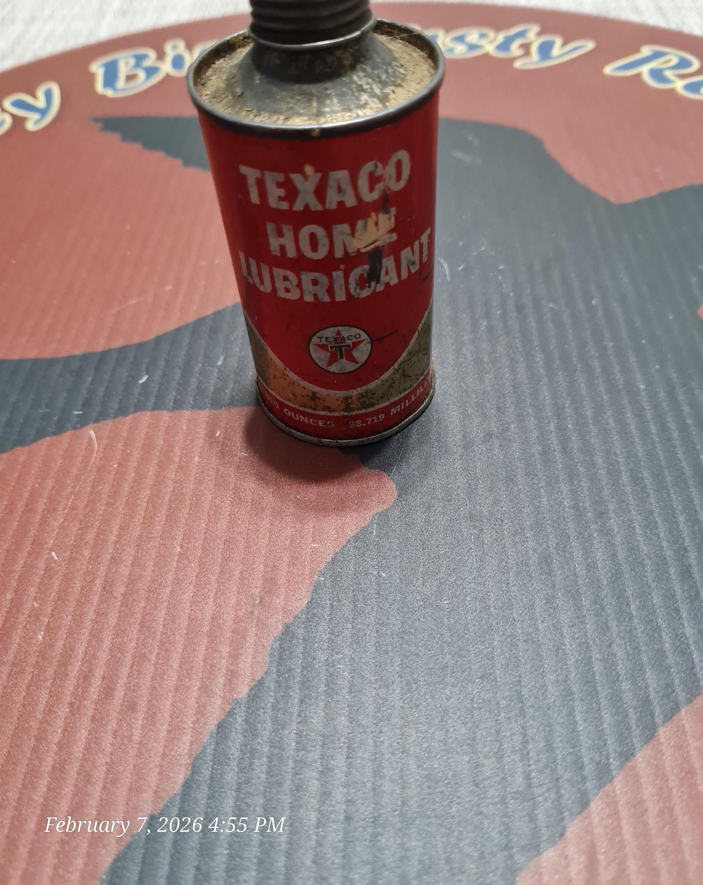 Vintage 1950's Texaco Home Lubricant Small Oil Can. - Etsy