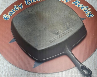 Birmingham Stove and Range Square Cast Iron Skillet