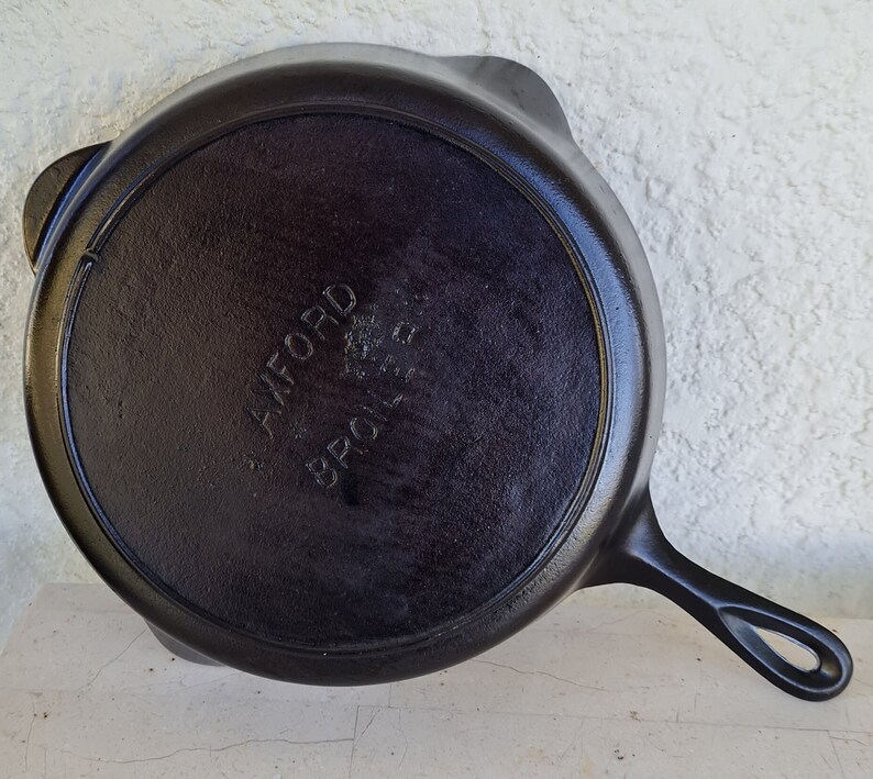 Rare Axford Broiler Combo Cast Iron Skillet Set Etsy