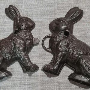 Vintage Griswold Rabbit Cake Mold Cast Iron P/N 862 & 863 - Etsy