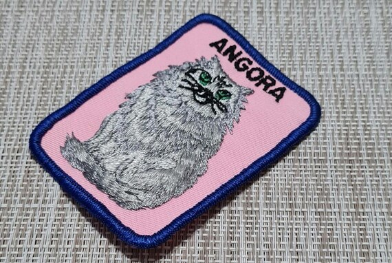Vintage Angora Cat Patch - image 2