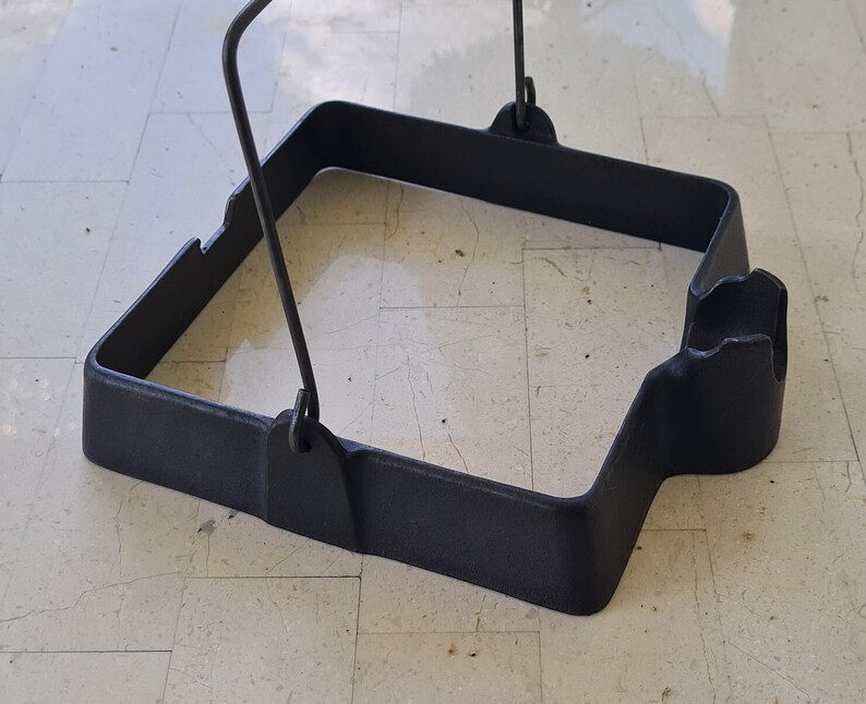 HTF Unmarked Cast Iron Sandwich Toaster Grilled Cheese Maker W/ Low Base Etsy