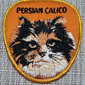 Vintage Persian Calico Cat Patch