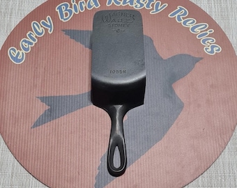 SPATULA! Wagner Ware Sidney -O- 1055 H #5 Cast Iron Skillet Repurposed Spatula
