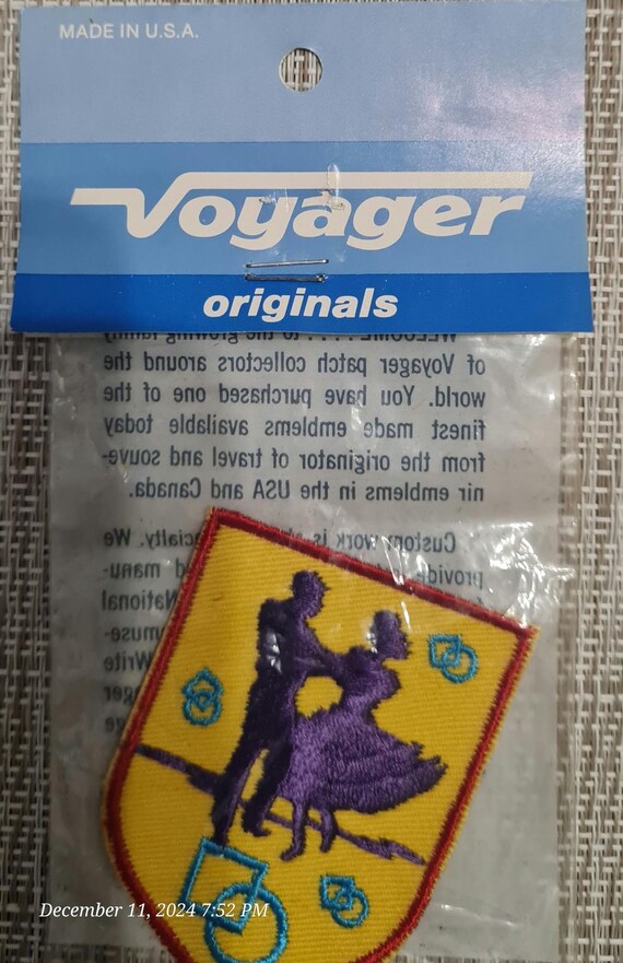 Vintage Square Dancing Patch Square Dance Couple - image 9