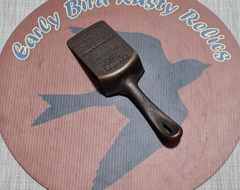 SPATULA! Wagner #6 1/2 100 Year Anniversary Cast Iron Skillet Repurposed Into Spatula, O Makers Mark