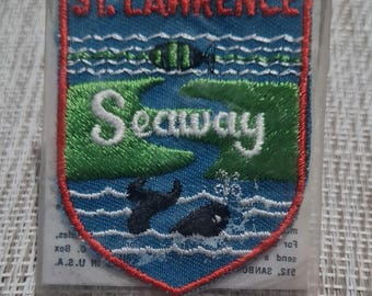 Vintage St. Lawrence Seaway Embroidered Patch