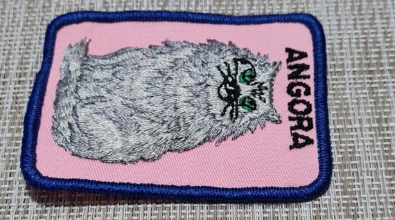 Vintage Angora Cat Patch - image 3