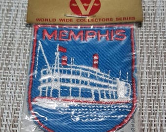 Vintage Memphis Embroidered Patch
