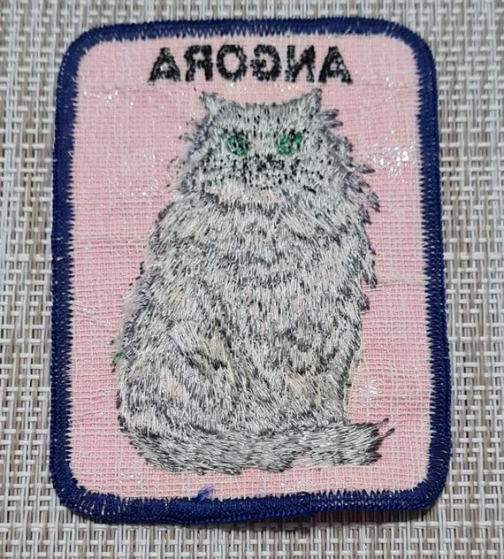 Vintage Angora Cat Patch - image 6