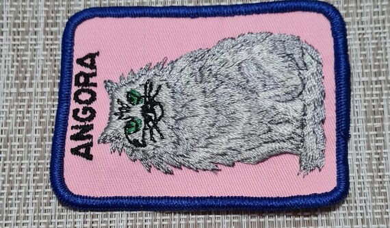 Vintage Angora Cat Patch - image 5