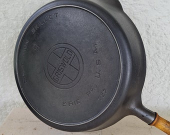 Vintage LODGE 3 Notch #14 Cast Iron Skillet 15 Inch Large Cook Ware Unmarked
