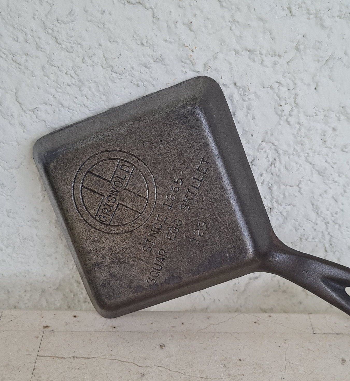 Griswold Square Egg Skillet 129 Misprint squar Etsy