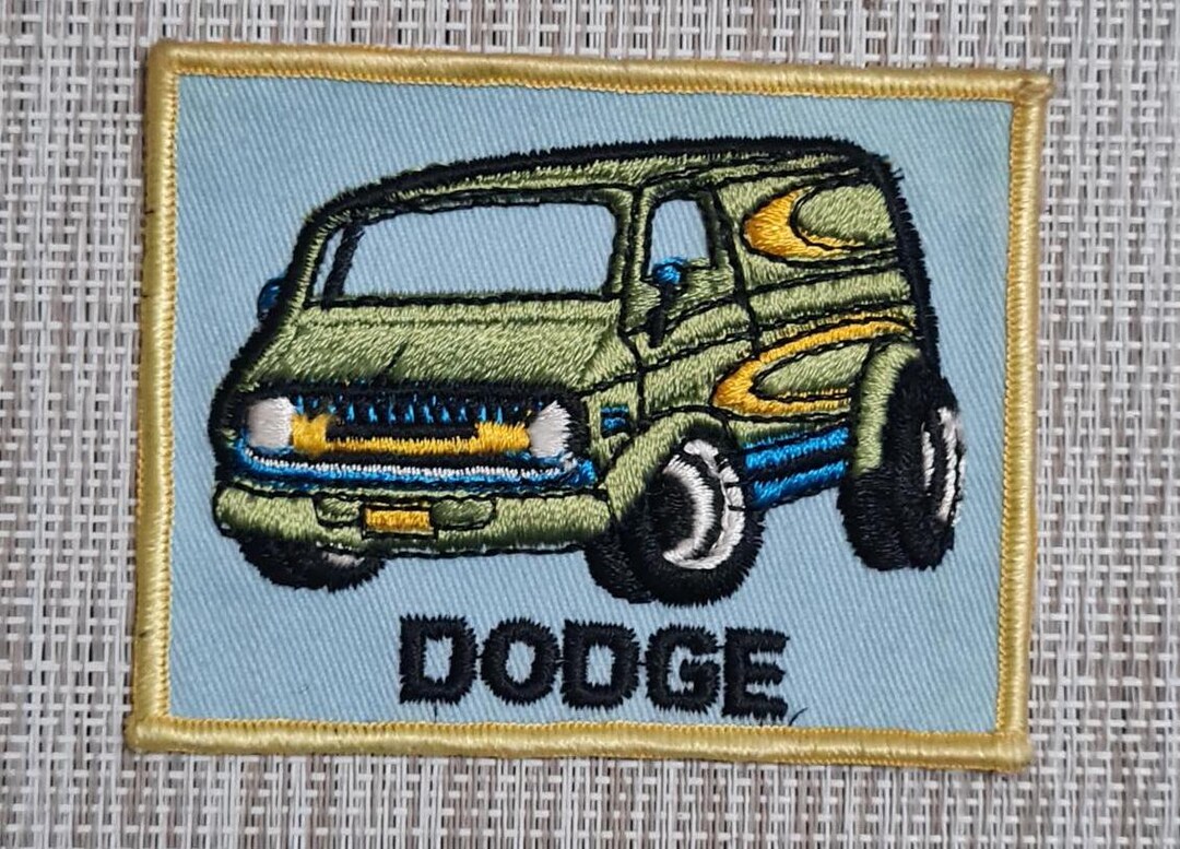 Vintage Dodge Embroidered Patch - Etsy