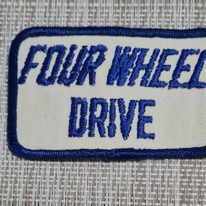 Vintage 4x4 Patch 3-1/4&quot; x 2&quot;