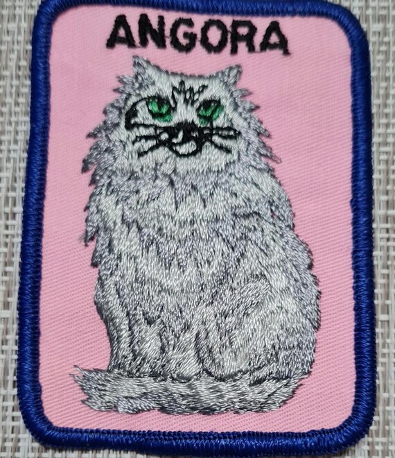 Vintage Angora Cat Patch - image 1