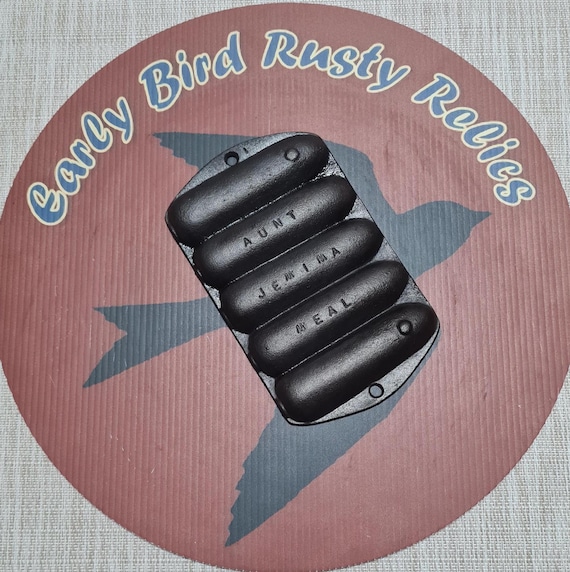 Vintage HTF Aunt Jemima Meal 5 Stick Cast Iron Cornbread Pan - Etsy