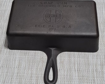 RARE!! Griswold Loaf Pan Large Block Logo 877