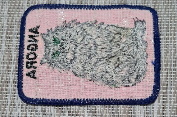 Vintage Angora Cat Patch - image 9