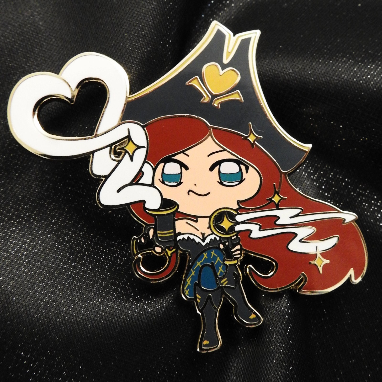 League of Legends : Missfortune Gold Plated Enamel Pin - Etsy, image size:1600x1600