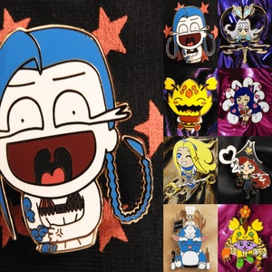 League Of Legends : Jinx Prestige Pack (12 Gold Plated Enamel Pins)