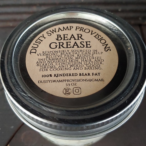 100% Bear Grease 3.5 oz