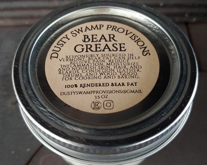 Bear Grease 3.5 Oz Etsy