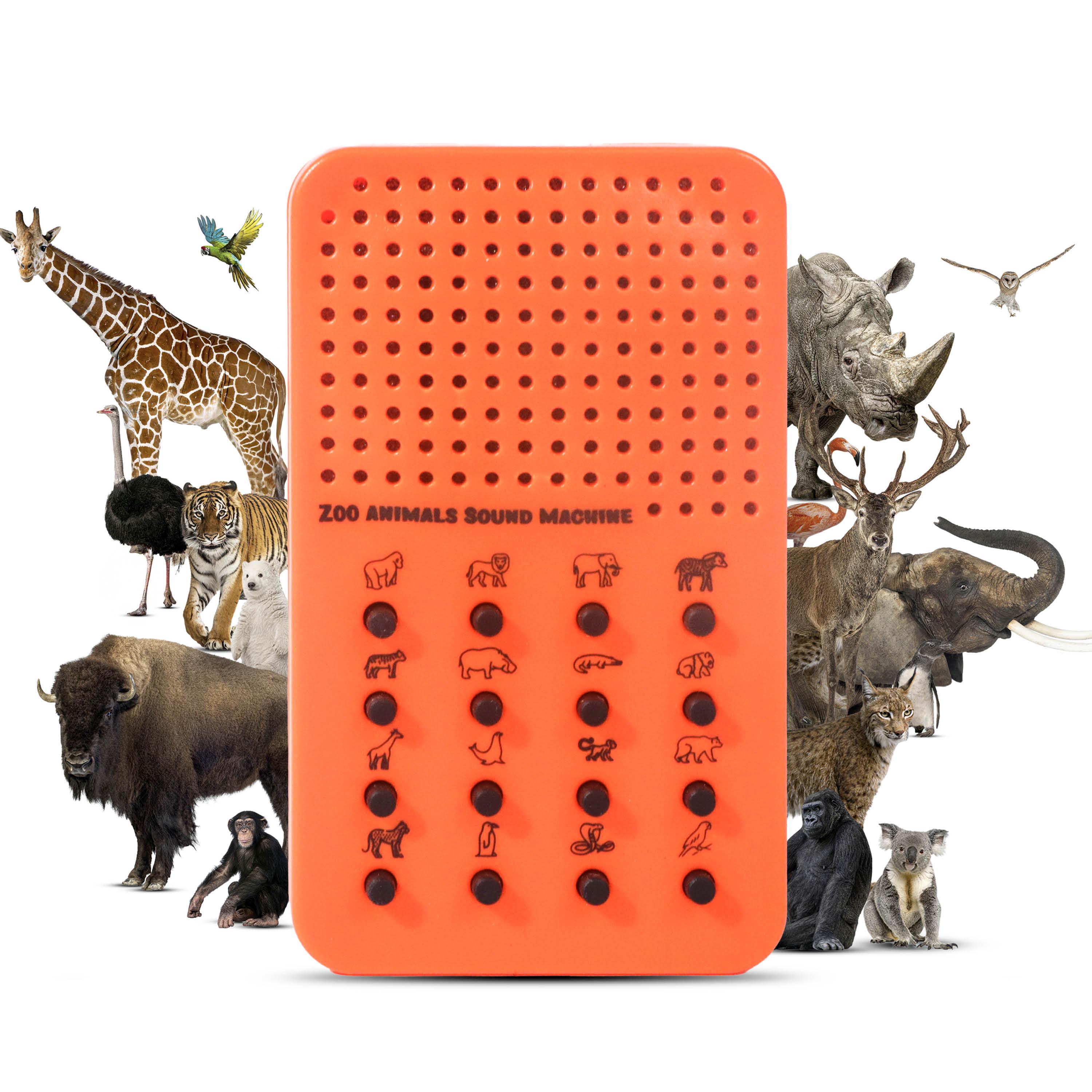 Zoo Animal Noisemaker: 16 Jungle Sounds - Safari Electronic Sound