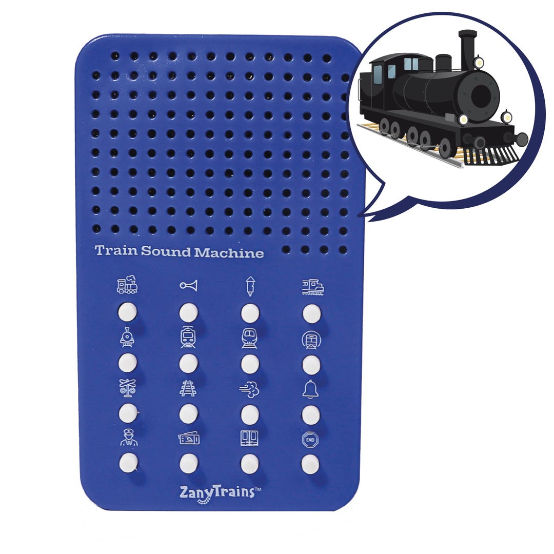 Train Sound Machine - Electronic Train Noisemaker With 16 Sounds - Etsy