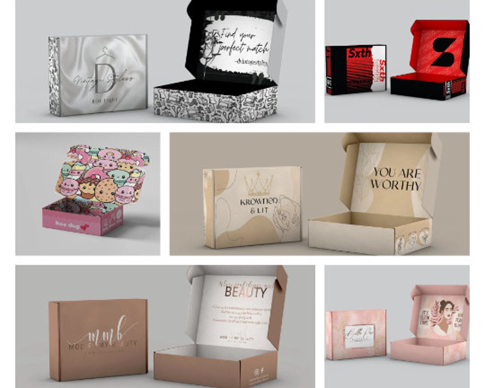 Custom Subscription Box Made to Order Package Designs Etsy
