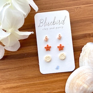 Mini Beach Stud Earring Pack
