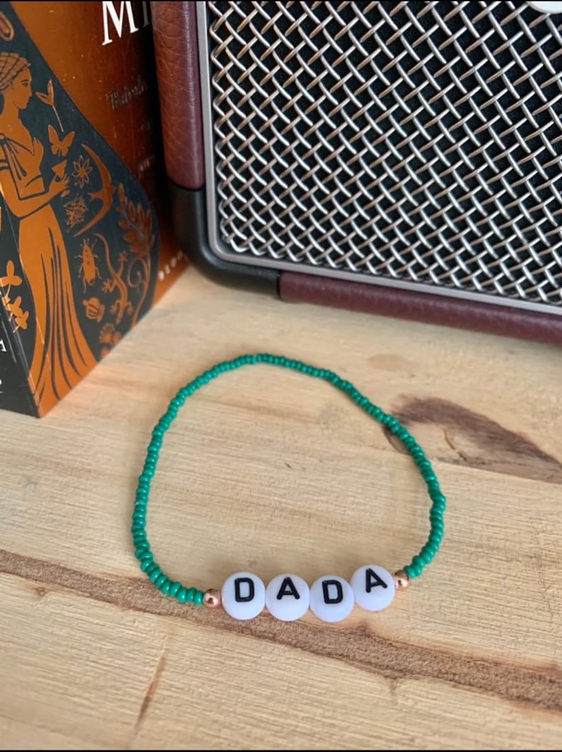 Mama/mummy/mum/daddy personalised beaded bracelet image 9