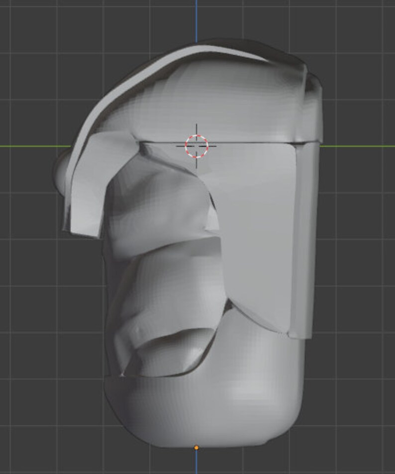 K&ouml;nnte beinhalten: Ein graues 3D-Modell einer Flasche mit einem einzigartigen, abstrakten Design. Die Flasche hat einen abgerundeten Boden und eine breite, offene Oberseite.