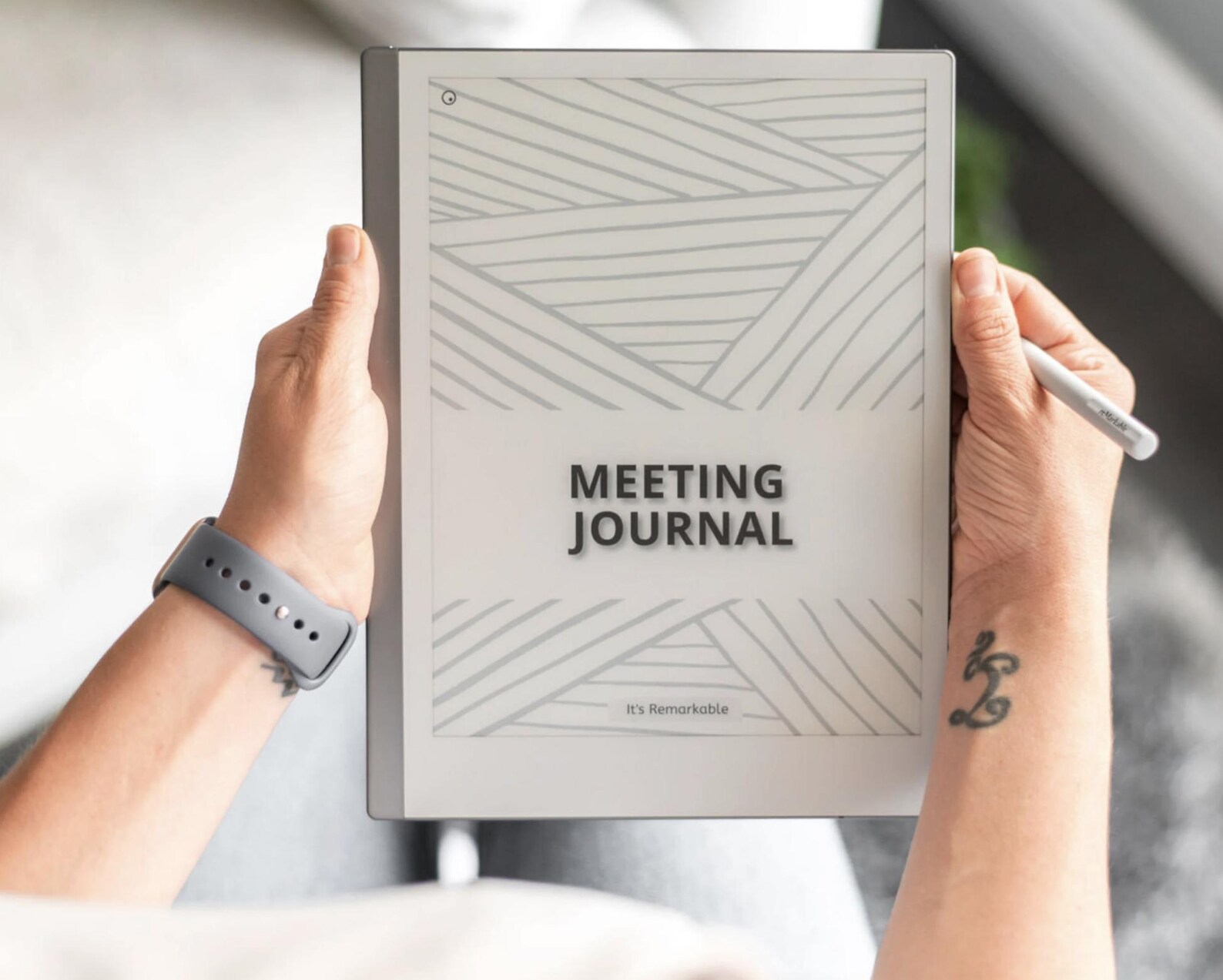 Remarkable 2 Template | Undated Meeting Journal | Meeting Notes ...
