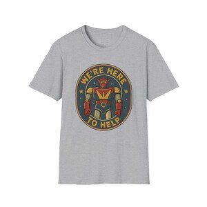 Retro Robot Graphic T-Shirt: 70s 80s Sci-Fi Unisex Tee
