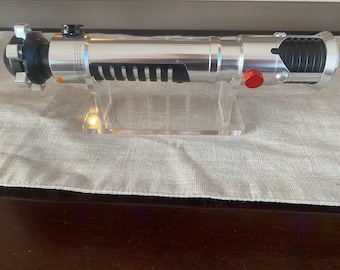 Clear Acrylic Lightsaber Display Stand – Universal Desk Mount