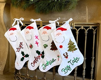 Vintage Design Felt Stocking