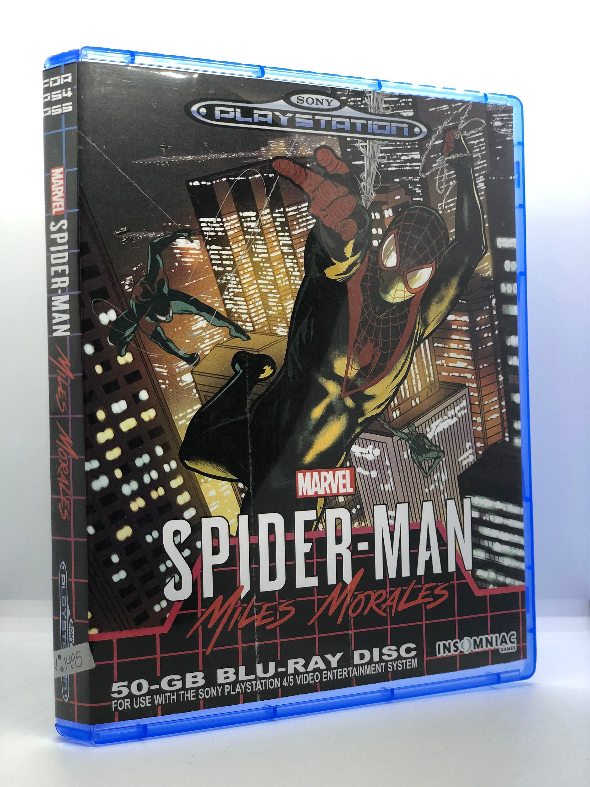 Custom Game Cover Ps4 Ps5 Spider-man Miles Morales DOWNLOAD | Etsy